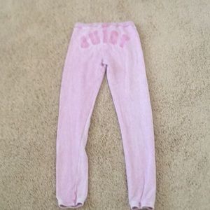 Juicy Couture Sweatpants with juicy writing